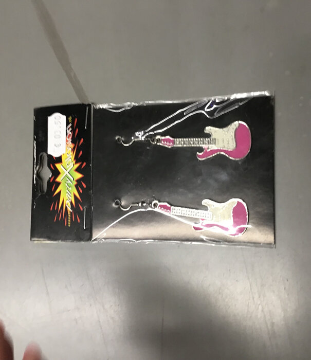 boucles d'oreilles guitare