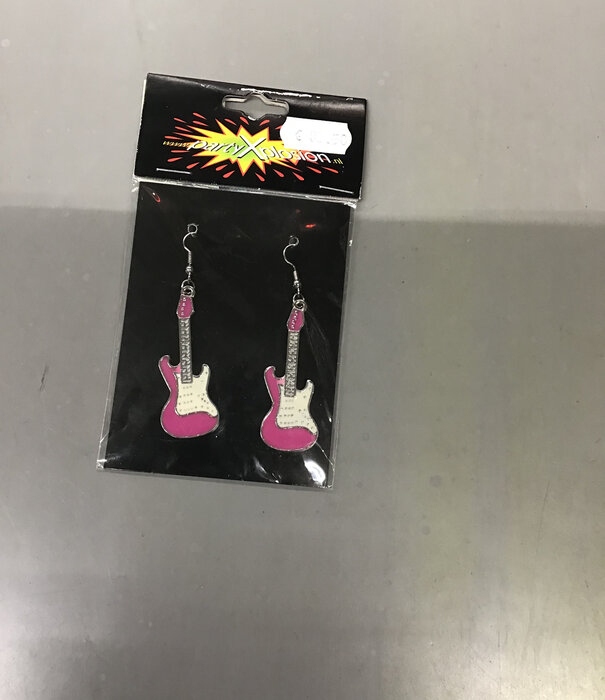 boucles d'oreilles guitare