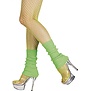 leg warmers fluorescent green
