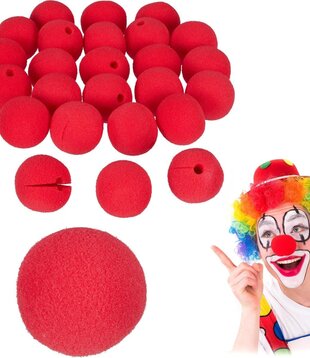 Mousse nez de clown par 12