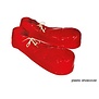 couvre-chaussures clown rouge