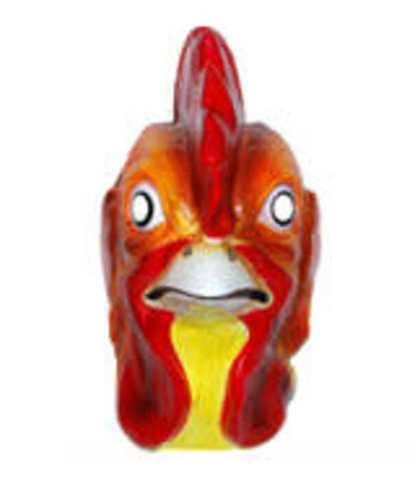 plastic mask rooster