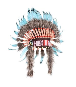 Coiffe indienne de luxe « Apache »