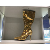 sequin glitter boots
