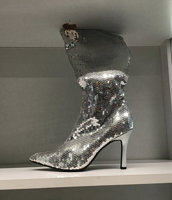 bottes à sequins et paillettes