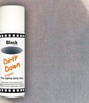 Dirty Down ; wateroplosbare spray om kleding vuil te maken
