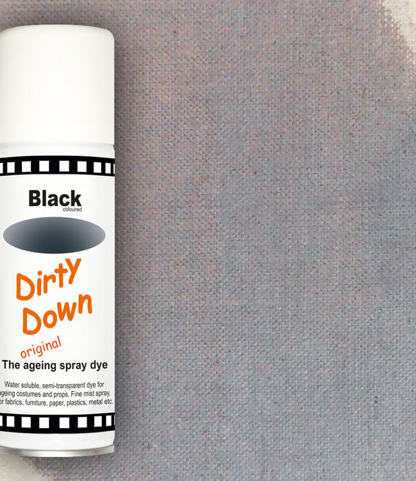 Dirty Down ; wateroplosbare spray om kleding vuil te maken