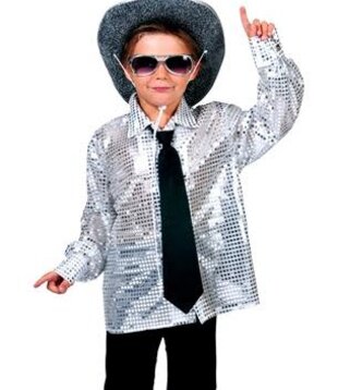 Chemise à paillettes enfant