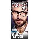 tatouage au cou / couronne de cobra