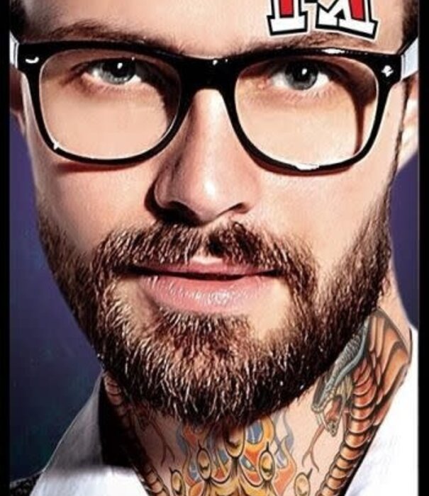 neck tattoo / cobra crown