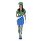 green plumber lady