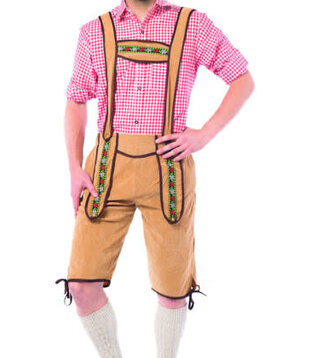 Lederhose Johann long/brown