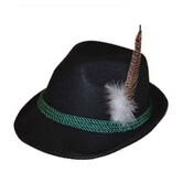 tyrolean hat black