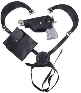 Shoulder holster with pistol