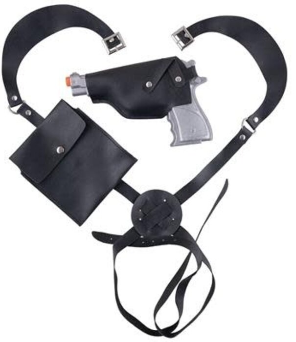 Shoulder holster with pistol