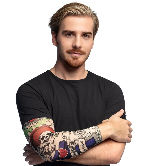 Tatoeage mouw "West Coast"(1stuk)