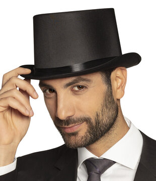 Black gala hat