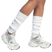 leg warmers basic white