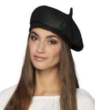 baret zwart