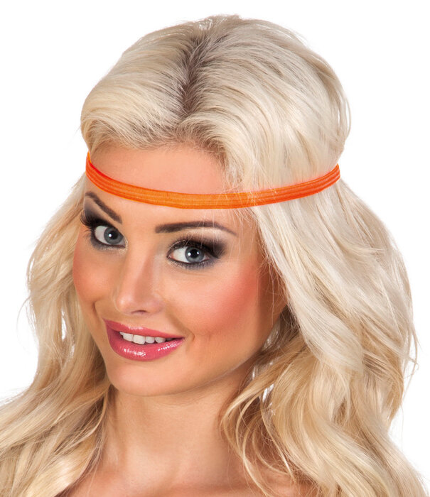 elastiek haarbandjes 4 stuks fluo