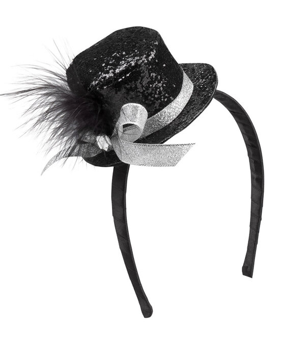 chapeau à paillettes sur diadème (1 pièce)