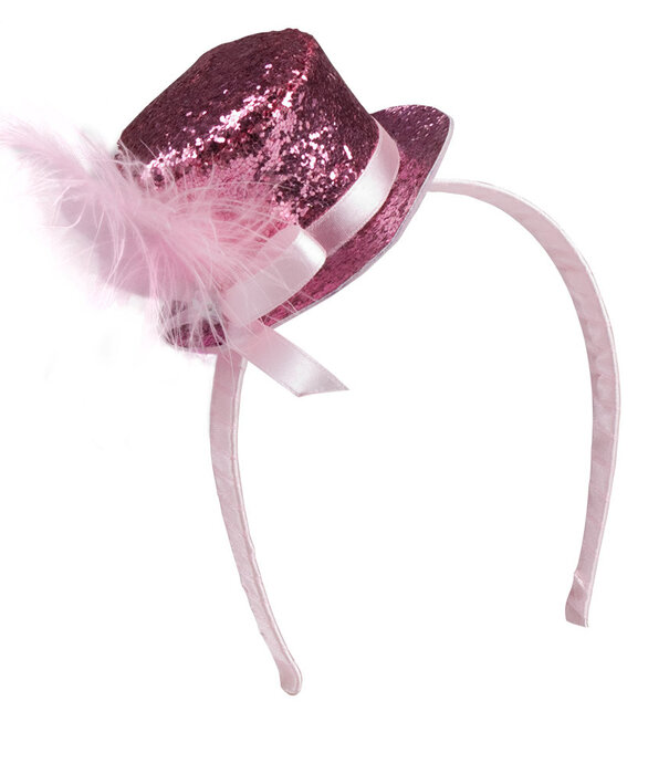 chapeau à paillettes sur diadème (1 pièce)