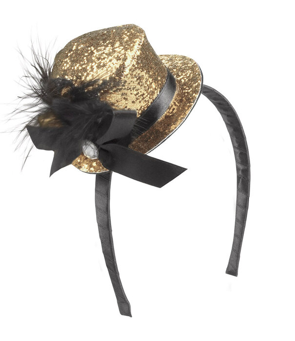 chapeau à paillettes sur diadème (1 pièce)