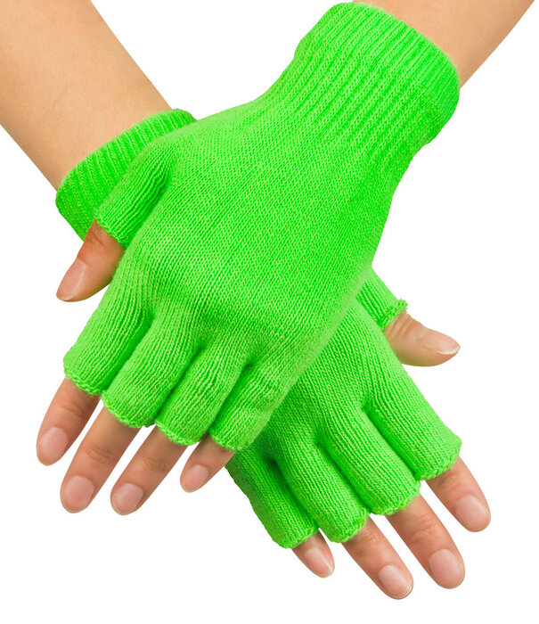 vingerloze handschoenen fluo
