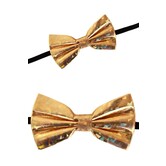 Bow tie gold holographic