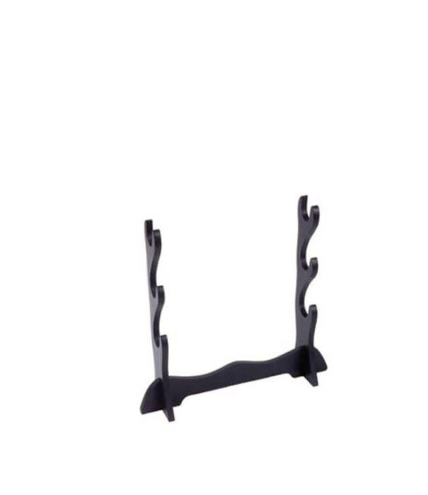 triple weapon holder black