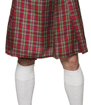 kilt Rood geruit Schotse rok