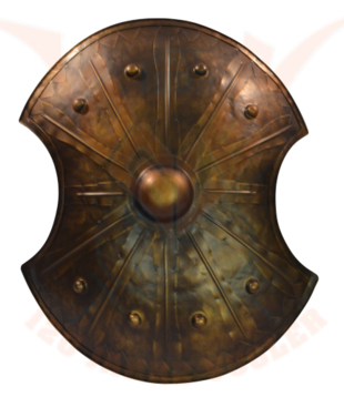 Greek Shield metal (72x20x48cm)