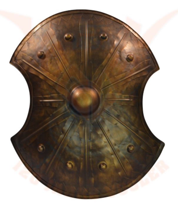Greek Shield metal (72x20x48cm)