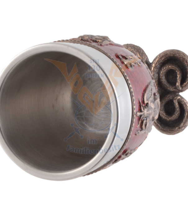 Templar chalice "Baphomet" with serpent handle