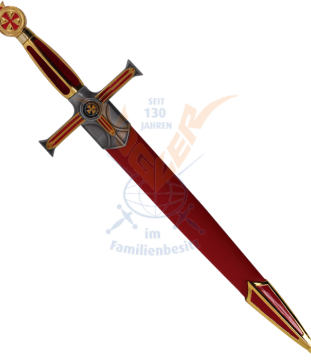 Red/Gold Templar Dagger "Grand Master"
