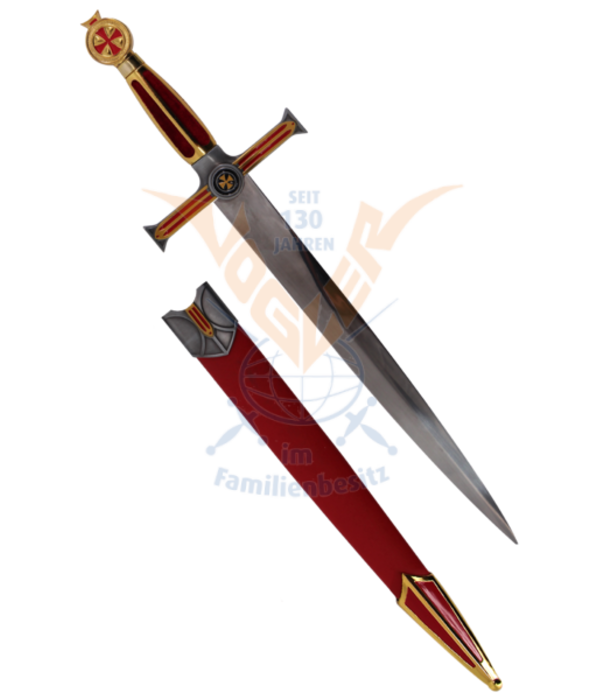 Red/Gold Templar Dagger "Grand Master"
