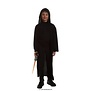 Zwarte cape  kind / Dark lord Robe of adventure (one size)