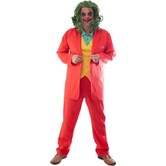 Laughing man / lachende man(jas, inzetstuk voor overhemd en gilet, broek en pruik)