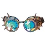 Bril Steampunk Kaleidoscoop metallic
