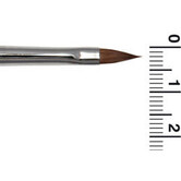 penseel rood marterhaar lippen