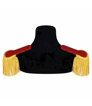 Épaulettes de luxe rouge/or