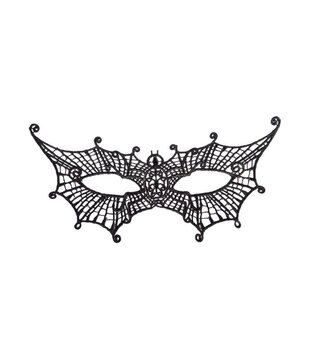 masque en dentelle noire
