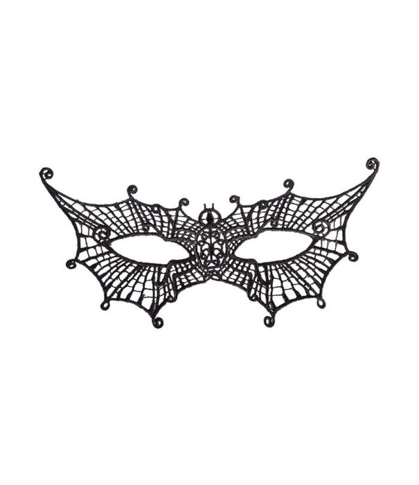zwart kanten masker