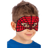 Spiderman-masker in glanzende stof
