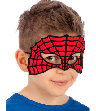 Spiderman-masker in glanzende stof