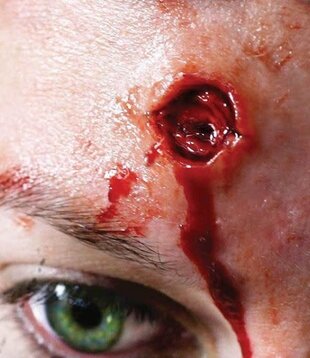 Small 3D FX Transfers - Capped / schotwonden