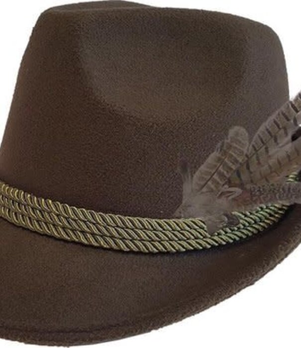 Oktoberfest hoed groen deluxe