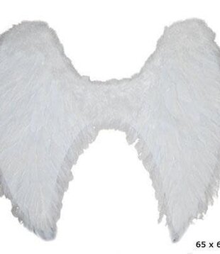 engelenvleugels wit 65 x 65 cm
