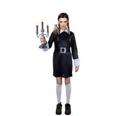 Robe noire de jour avec ceinture