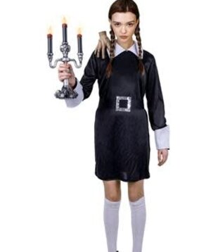 Black Day dress with belt